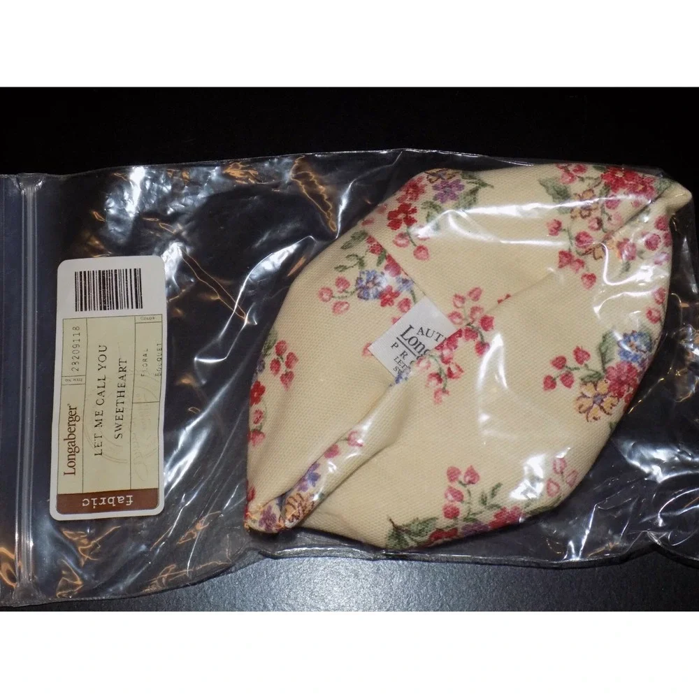 Spring Bouquet 2004 Let Me Call You Sweetheart Basket Liner Longaberger